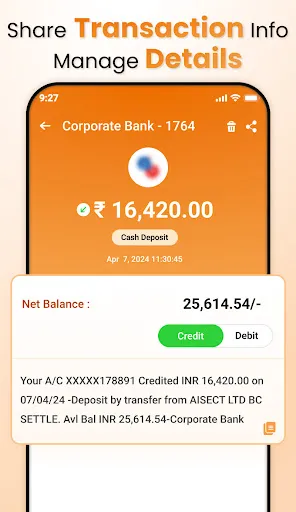 Скриншот 5 — All Bank Balance - Passbook