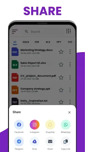 Скриншот 7 — Docx Reader & Word Office