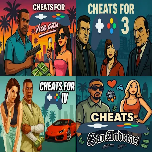Скриншот 8 — Cheats for all gta