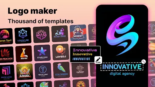 Скриншот 1 — Logo Maker : Graphic Designer