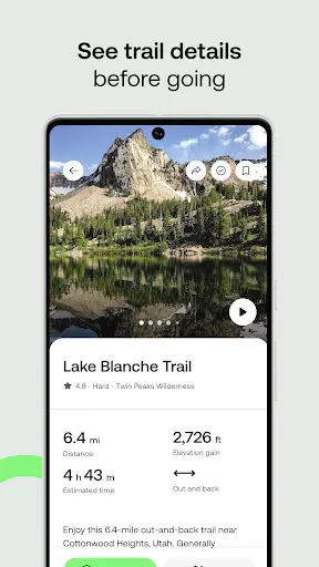 Скриншот 3 — AllTrails: Hike, Bike & Run