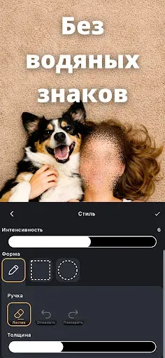 Скриншот 4 — Размытие видео - Мозаика
