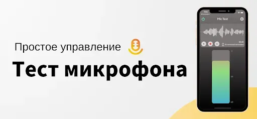 Скриншот 1 — Тест микрофона