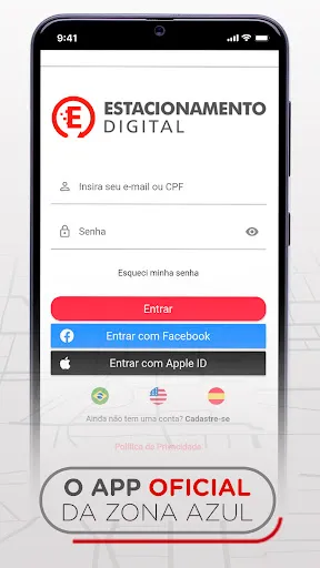 Скриншот 1 — Estacionamento Digital