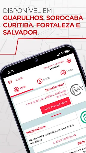 Скриншот 2 — Estacionamento Digital