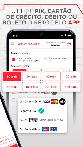 Скриншот 4 — Estacionamento Digital