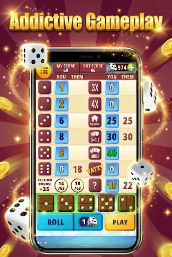Скриншот 6 — Yatzy Classic - Dice Game Fun