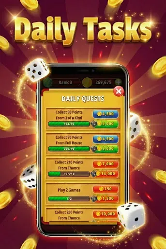 Скриншот 7 — Yatzy Classic - Dice Game Fun