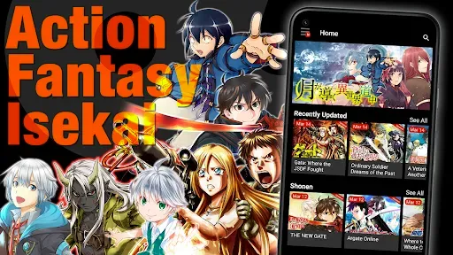 Скриншот 1 — Alpha Manga: Read Isekai Manga