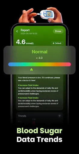 Скриншот 3 — Blood Sugar & Blood Pressure