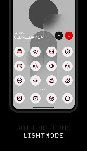 Скриншот 2 — Nothing Icon Pack : Line