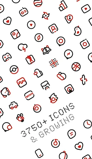 Скриншот 5 — Nothing Icon Pack : Line