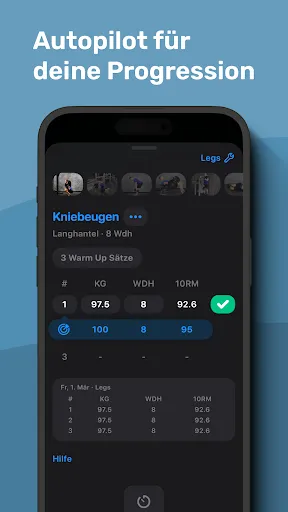 Скриншот 3 — Alpha Progression Gym Tracker