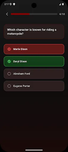 Скриншот 5 — The Walking Dead: Quiz App