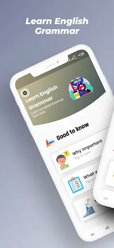 Скриншот 1 — Learn English Grammar Offline