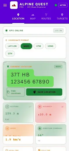 Скриншот 1 — Alpinequest PRO