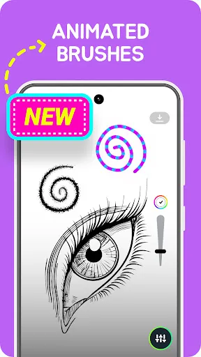Скриншот 1 — AmberPaint - Motion Brush