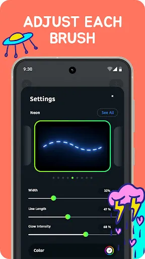 Скриншот 2 — AmberPaint - Motion Brush