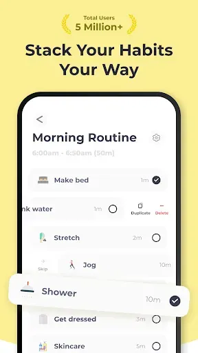 Скриншот 2 — Routine Planner, Habit Tracker