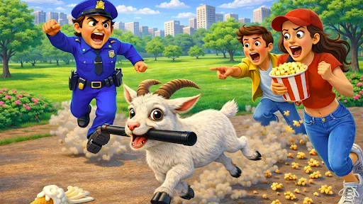 Скриншот 3 — I Am a Goat : Animal pranks