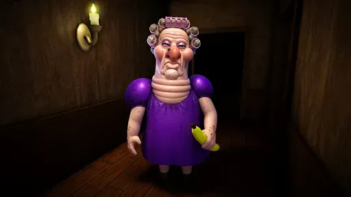 Скриншот 1 — Grumpy Granny Obby Run