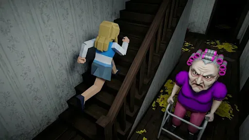 Скриншот 5 — Grumpy Granny Obby Run