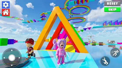 Скриншот 4 — Obby Runner: Parkour World 3D