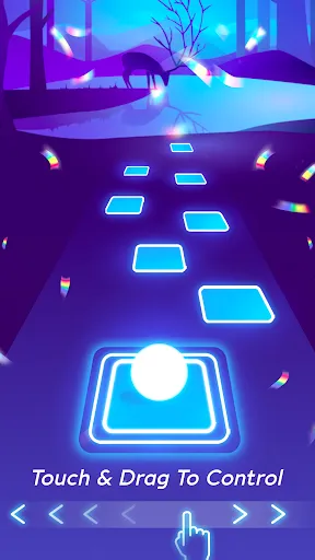 Скриншот 2 — Tiles Hop Музыкальные Игры Шар