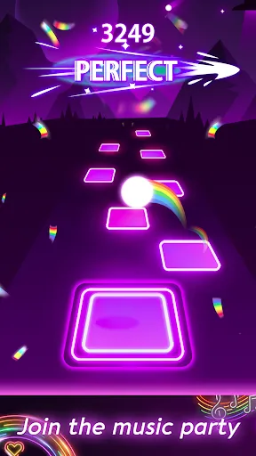 Скриншот 5 — Tiles Hop Музыкальные Игры Шар