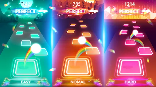 Скриншот 6 — Tiles Hop Музыкальные Игры Шар
