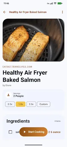 Скриншот 1 — Recipe Viewer