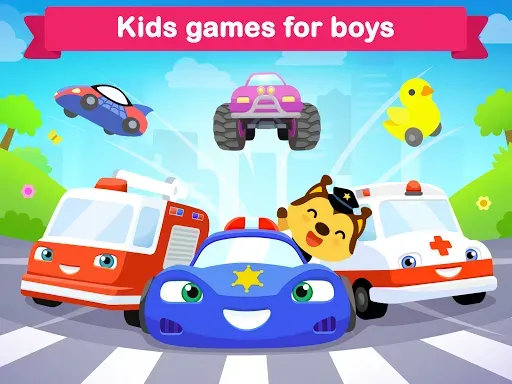 Скриншот 4 — Car games for kids & toddlers