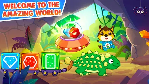 Скриншот 1 — Dinosaur games for toddlers