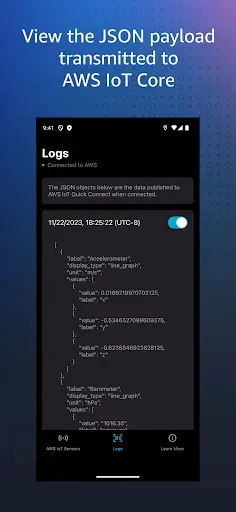 Скриншот 5 — AWS IoT Sensors