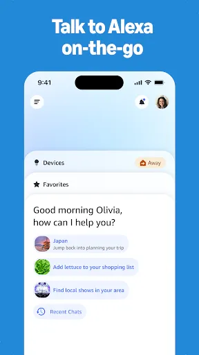 Скриншот 1 — Amazon Alexa