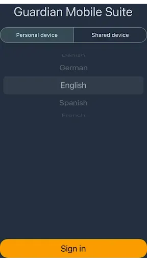 Скриншот 1 — Guardian Mobile Suite