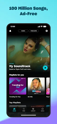 Скриншот 1 — Amazon Music: Songs & Podcasts
