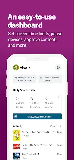 Скриншот 2 — Amazon Kids Parent Dashboard