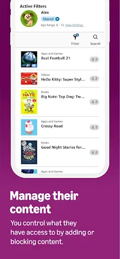 Скриншот 5 — Amazon Kids Parent Dashboard