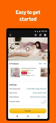 Скриншот 7 — Amazon Live Creator App