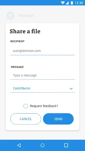 Скриншот 5 — Amazon WorkDocs