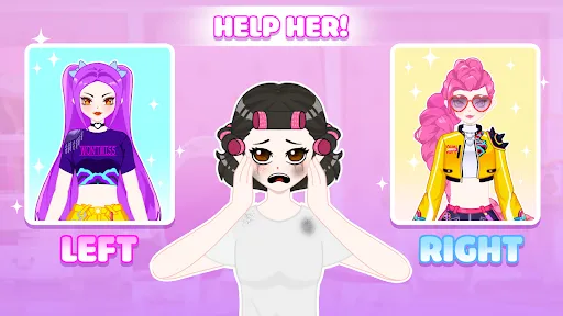 Скриншот 1 — Left or Right: Dress up Show