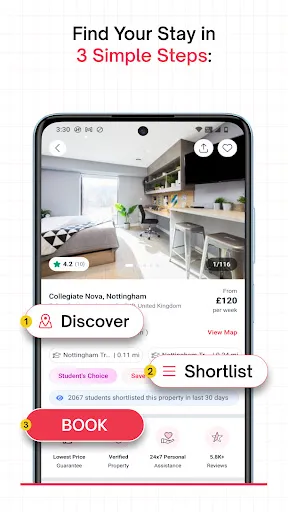 Скриншот 5 — amber: find student apartments