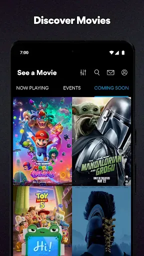 Скриншот 1 — AMC Theatres: Movies & More