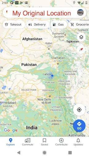 Скриншот 1 — location changer for map