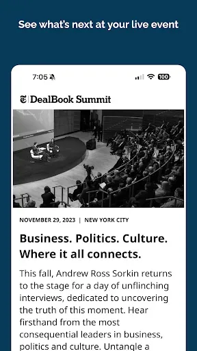 Скриншот 1 — DealBook Summit