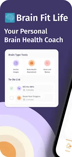 Скриншот 1 — Brain Fit Life: Mental Health