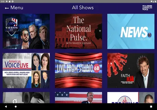 Скриншот 1 — Real America’s Voice News