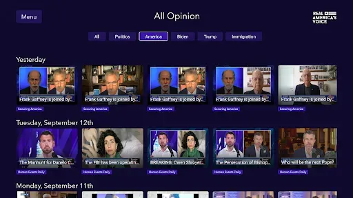 Скриншот 4 — Real America’s Voice News