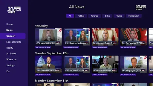 Скриншот 5 — Real America’s Voice News